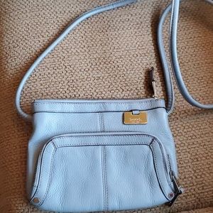 Powder blue Tignanello crossbody purse